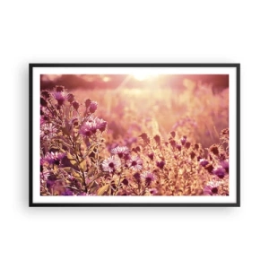 Affiche dans un cadre noir - Poster - Avant que l'été ne parte - 91x61 cm