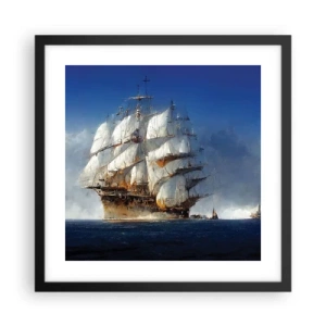 Affiche dans un cadre noir - Poster - La grande gloire ! - 40x40 cm