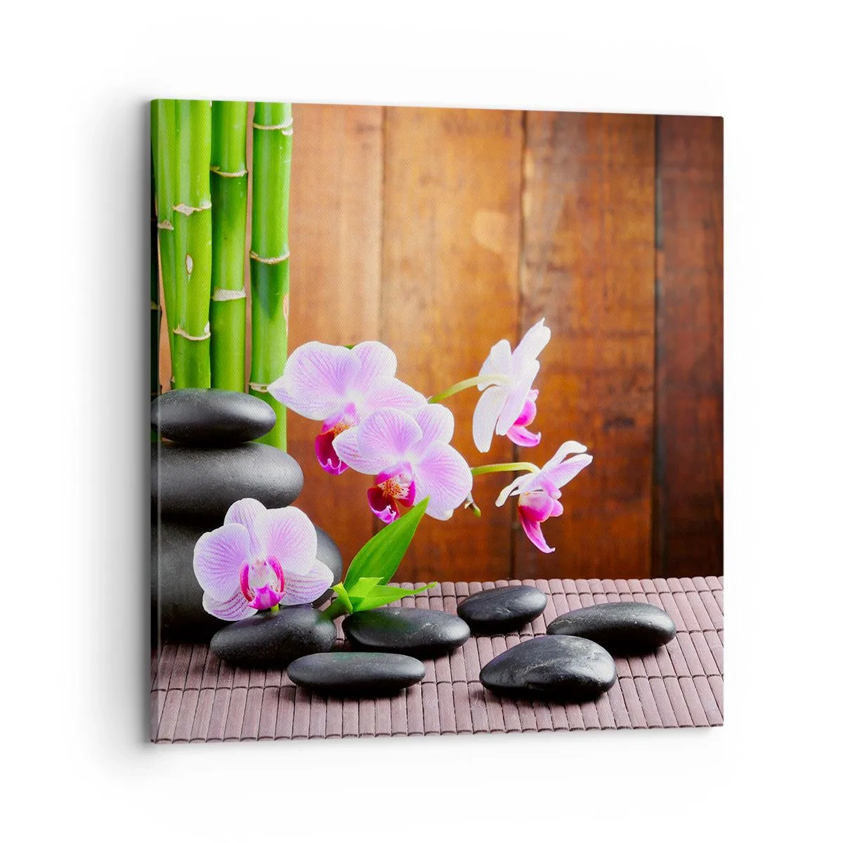 Impression sur toile - Image sur toile - Rencontrez les plaisirs de l'est - 70x70 cm