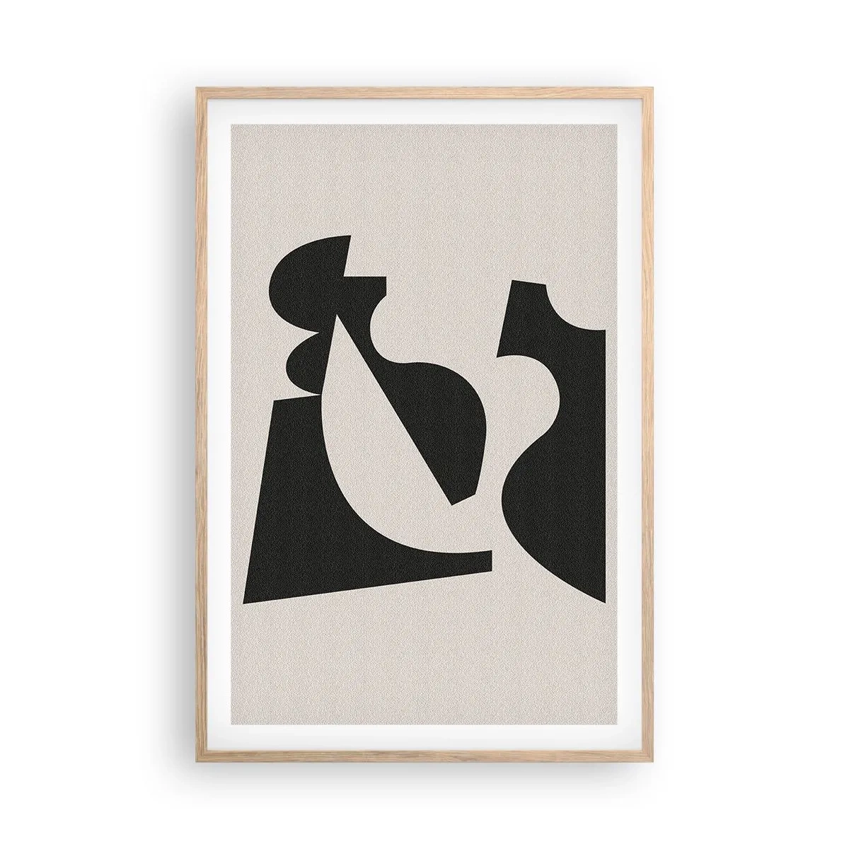 Affiche dans un chêne clair - Poster - À monter soi-même - 61x91 cm
