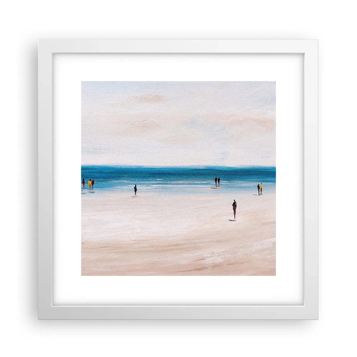 Affiche dans un cadre blanc - Poster - Un besoin naturel - 30x30 cm