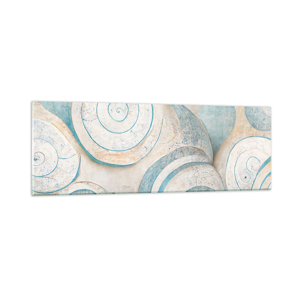 Impression sur verre - Image sur verre - Que cache la coque ? - 90x30 cm