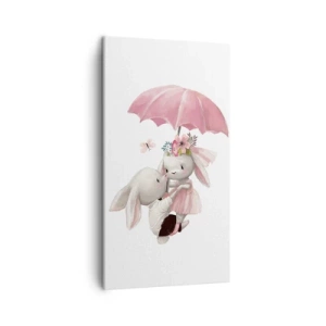 Impression sur toile - Image sur toile - C'est ça l'amour - 45x80 cm