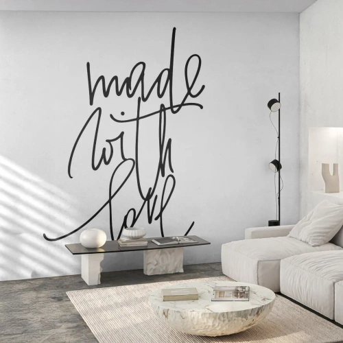 Papier peint sur mesure Premium Canvas - La meilleure marque - Typographie, Affirmation, Maxime