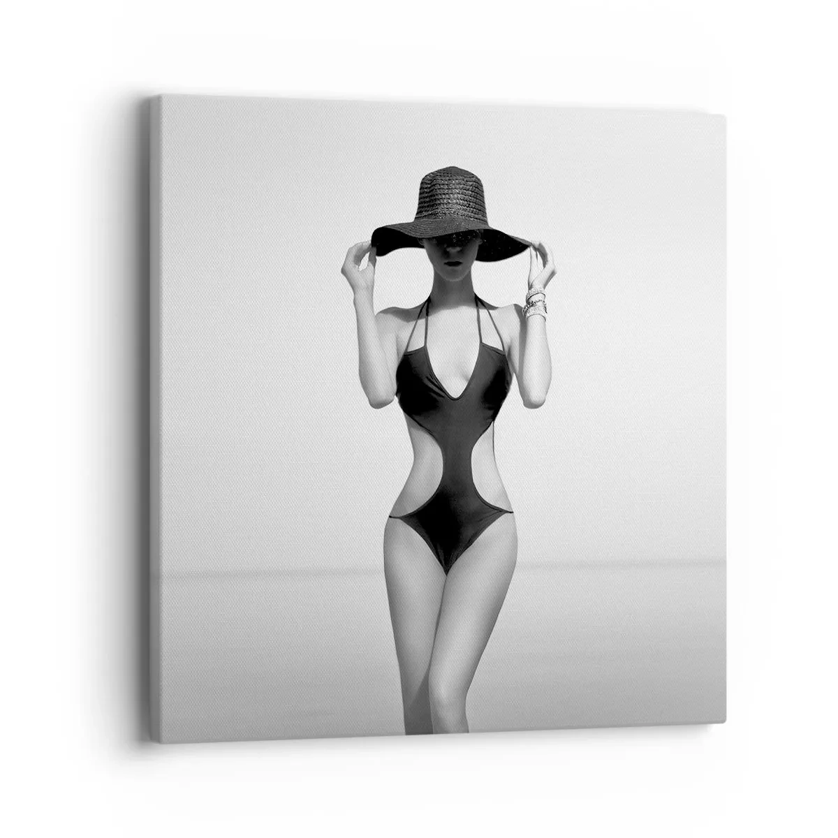 Impression sur toile - Image sur toile - Mon prénom? Élégance - 40x40 cm