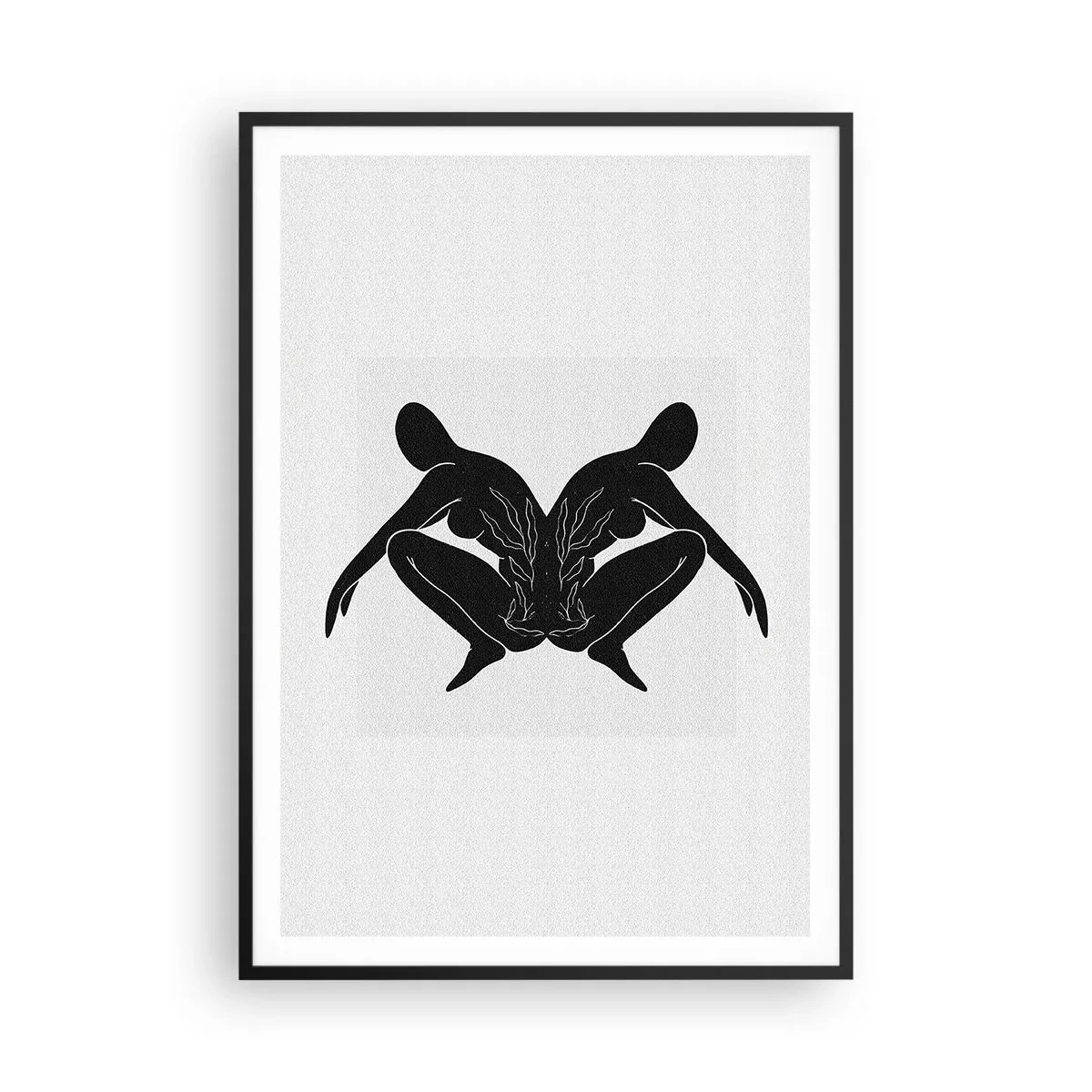 Affiche dans un cadre noir - Poster - Une âme commune - 70x100 cm
