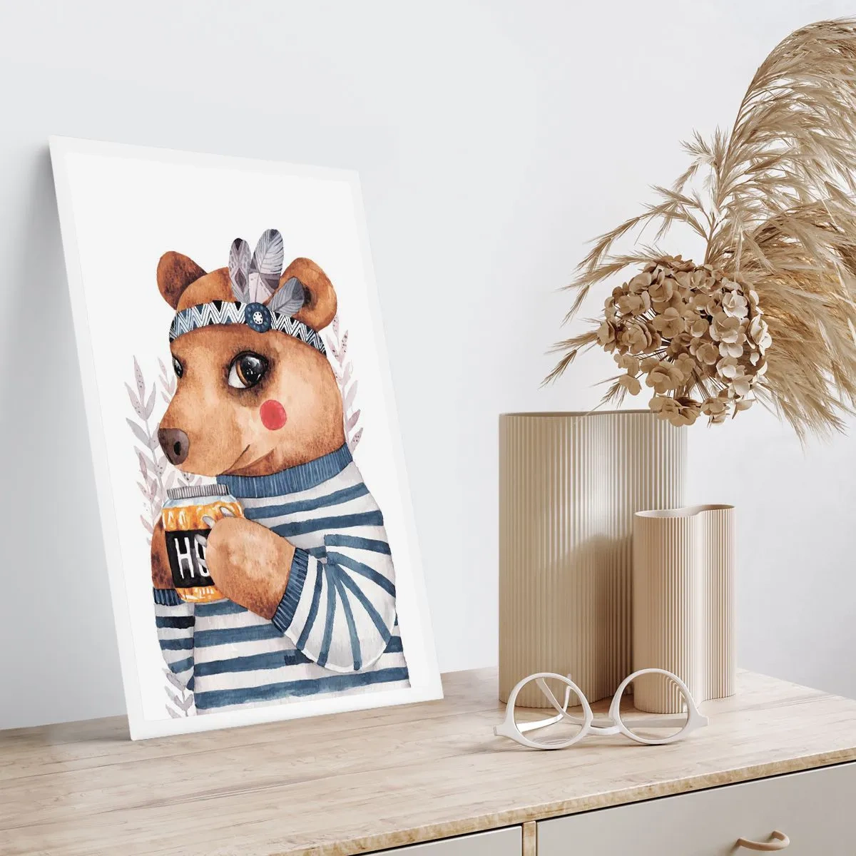 Affiche - Poster - Un nounours trop mignon - 30x40 cm