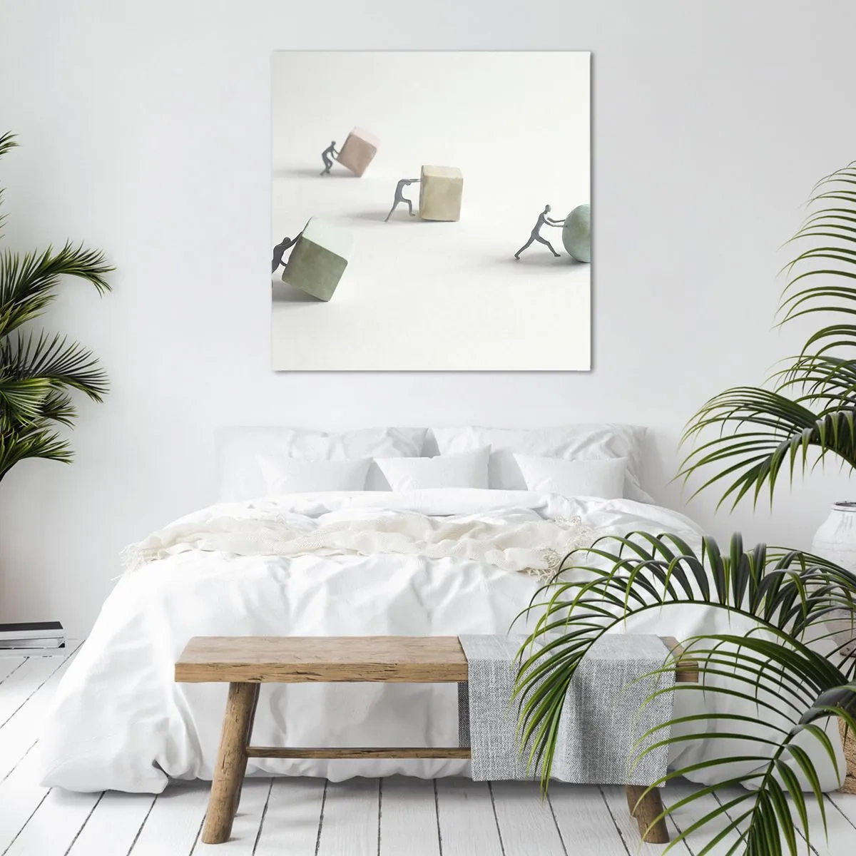 Impression sur toile - Image sur toile - Rien que la vie - 40x40 cm