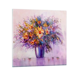 Impression sur verre - Image sur verre - Ça sent bon, ça a l'air doux - 40x40 cm