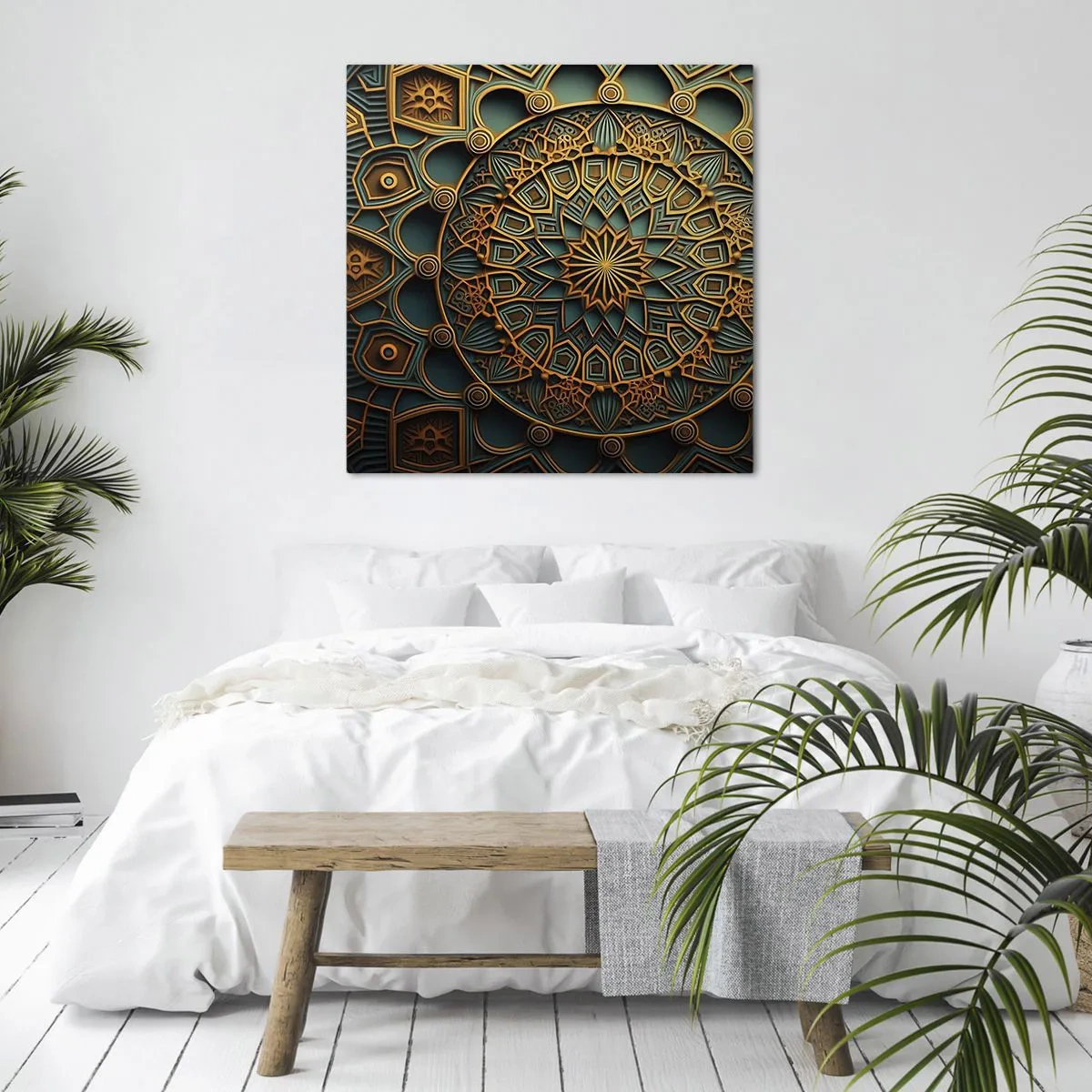 Impression sur toile - Image sur toile - Dans une ambiance arabe - 60x60 cm