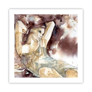 Affiche - Poster - D'humeur lilas - 50x50 cm