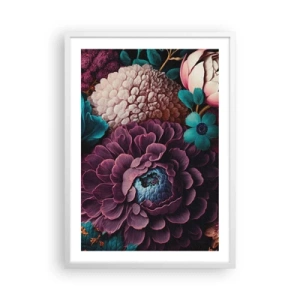 Affiche dans un cadre blanc - Poster - La nature en abondance - 50x70 cm
