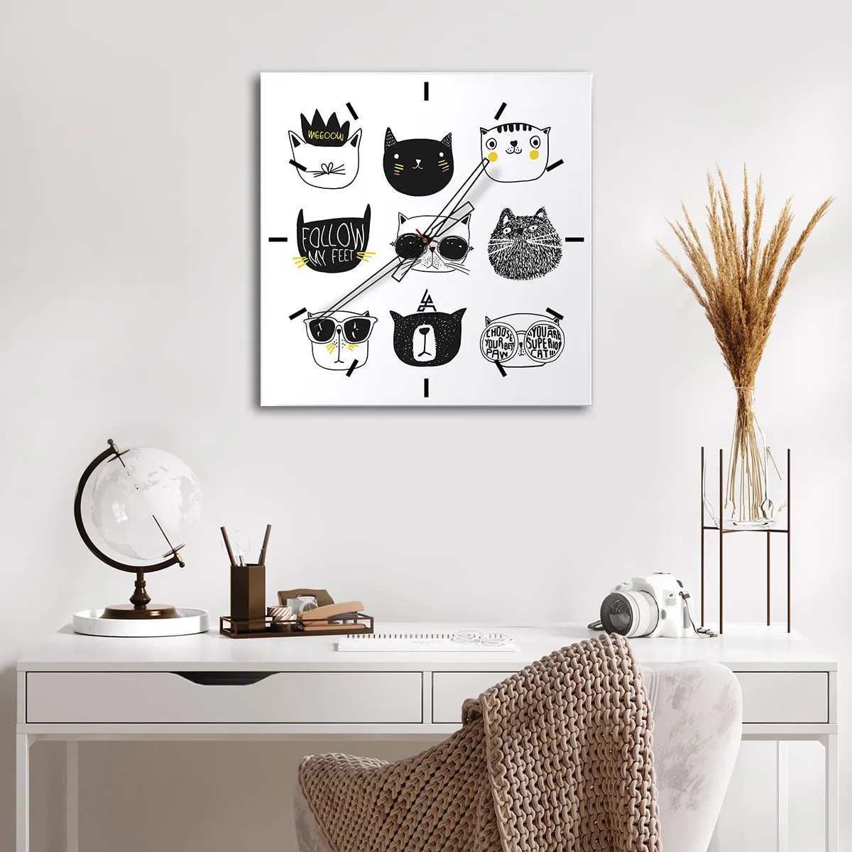 Horloge murale - Pendule murale - Tous les autres - 30x30 cm