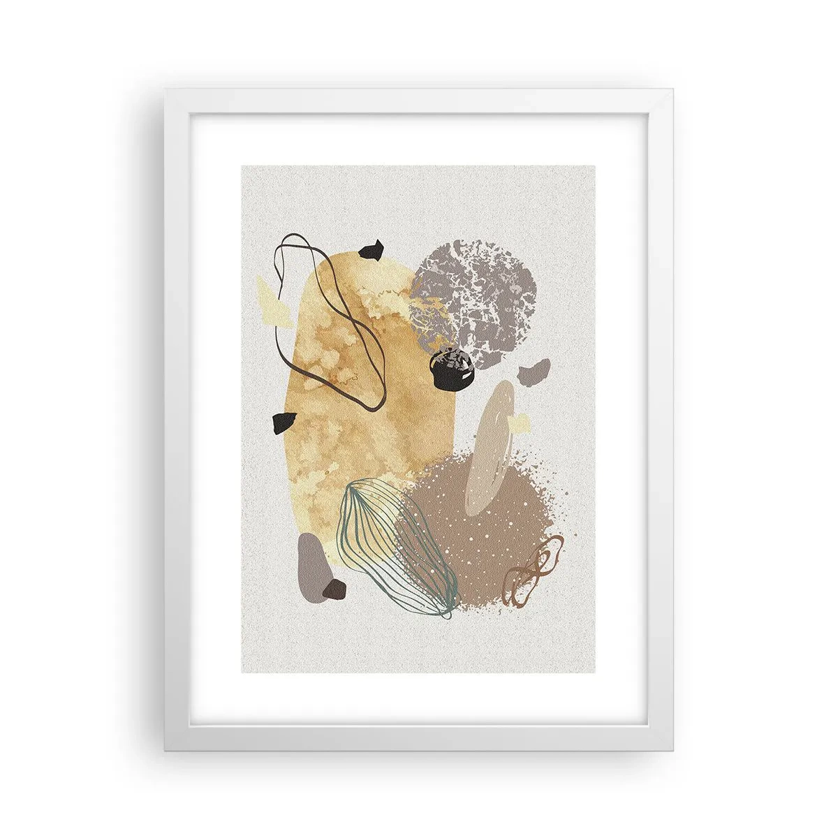 Affiche dans un cadre blanc - Poster - Plumcologie appliquée - 30x40 cm