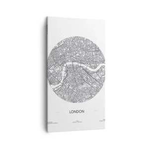 Impression sur toile - Image sur toile - Anatomie de Londres - 45x80 cm