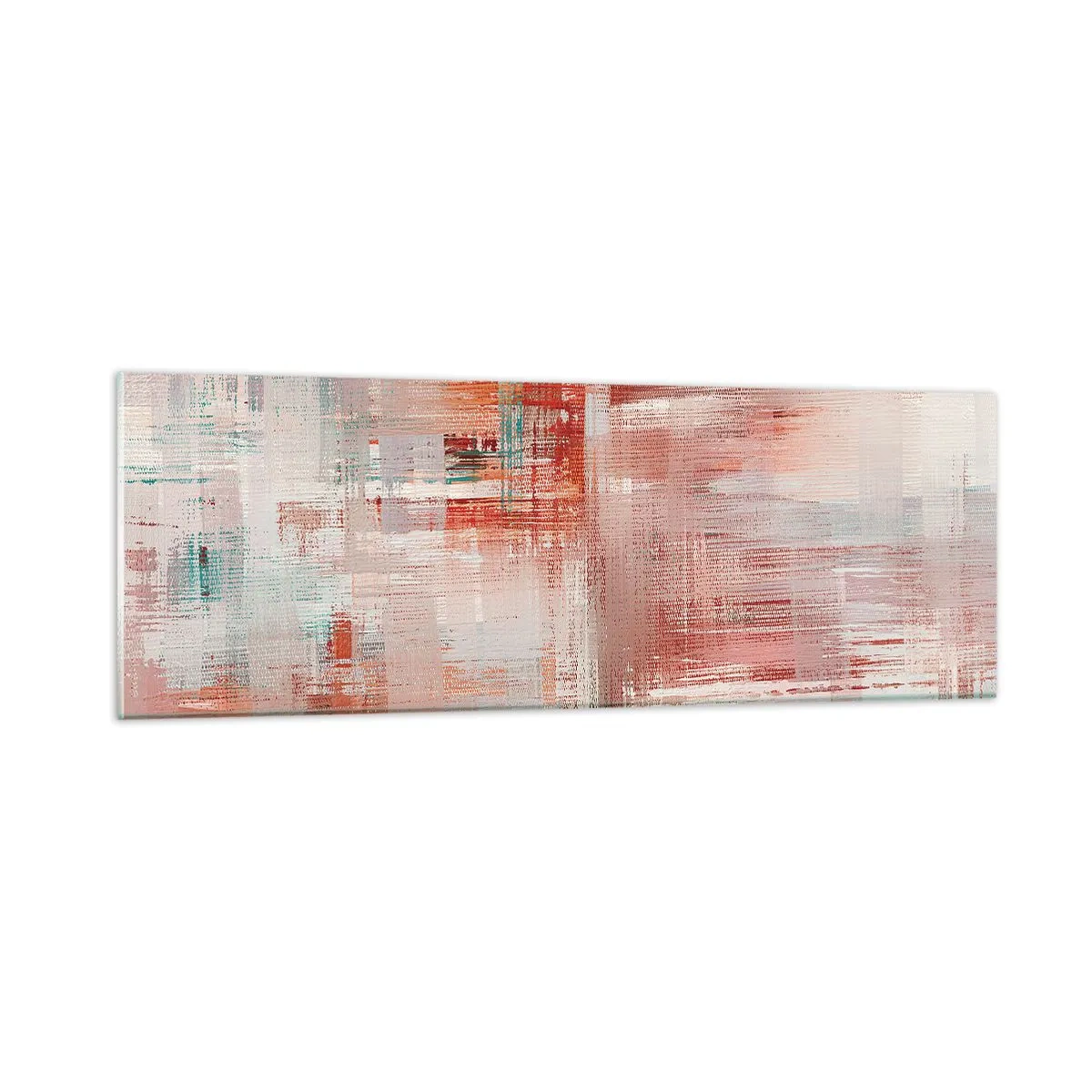 Impression sur verre - Image sur verre - Brumeux. Mais rose - 90x30 cm