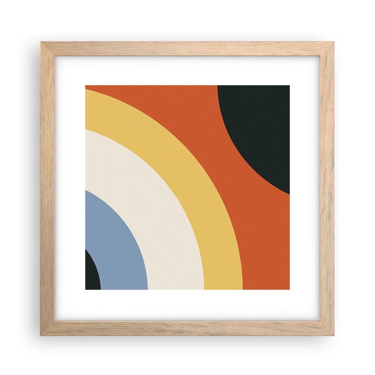 Affiche dans un chêne clair - Poster - Vers son soi - 30x30 cm