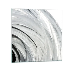 Impression sur verre - Image sur verre - Composition orbitale - 70x70 cm