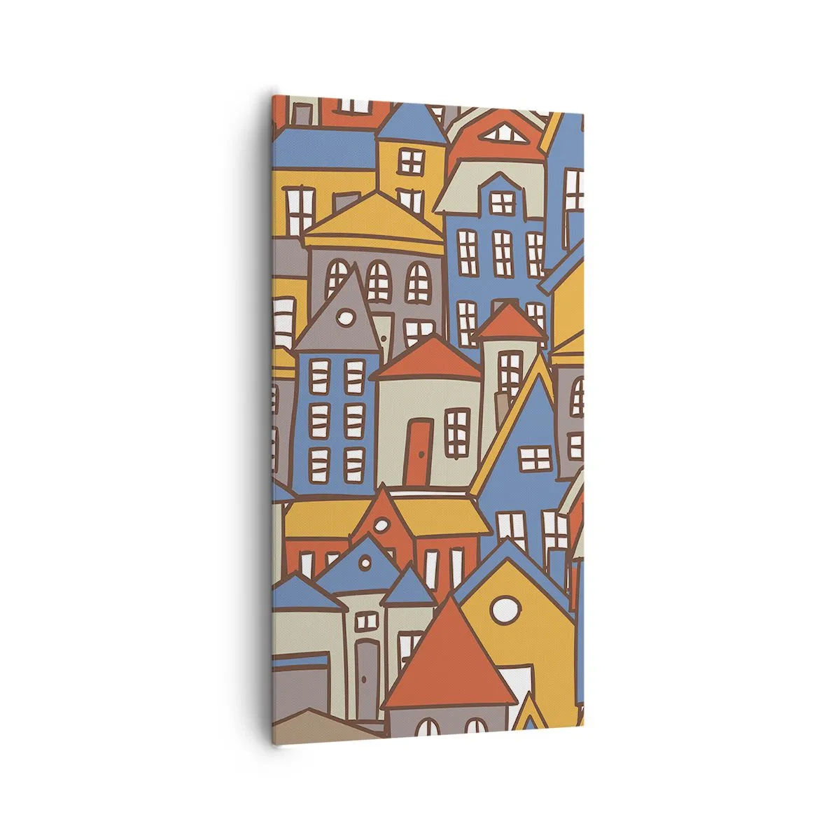 Impression sur toile - Image sur toile - Derrière la maison, une maison - 65x120 cm