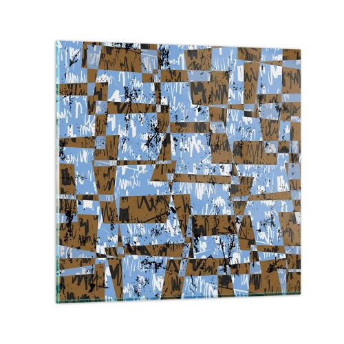 Impression sur verre - Image sur verre - Une découpe non humaine - 50x50 cm