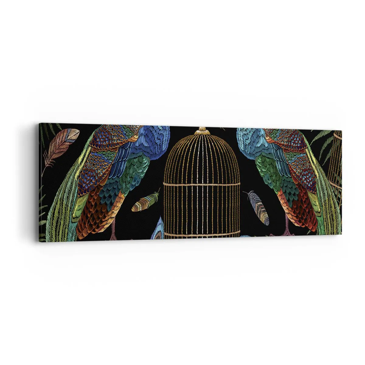 Impression sur toile - Image sur toile - En robes royales - 90x30 cm