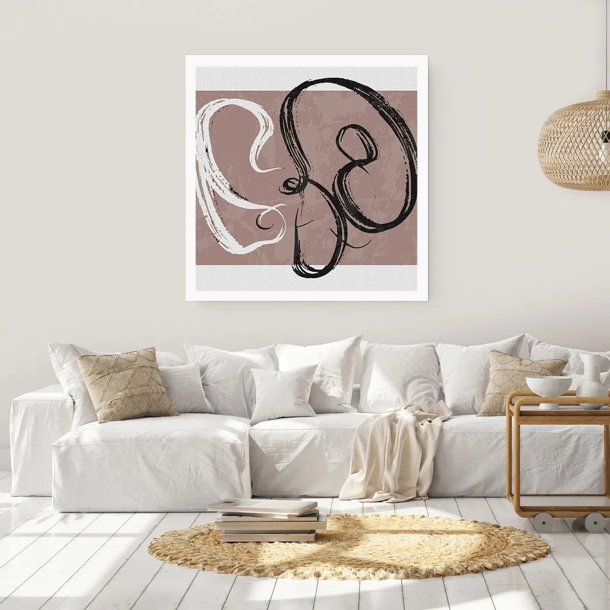 Affiche - Poster - Composition – la recherche de la plénitude - 30x30 cm