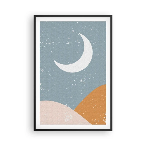 Affiche dans un cadre noir - Poster - Miracle de nombreuses nuits - 61x91 cm