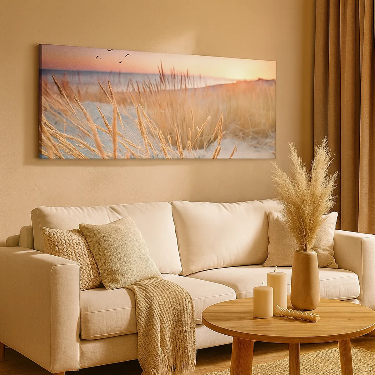 Impression sur toile - Image sur toile - Berceuse baltique - 30x30 cm