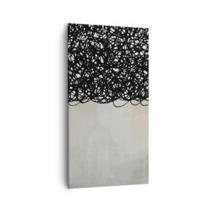 Impression sur toile - Image sur toile - Abstraction turbulente - 55x100 cm