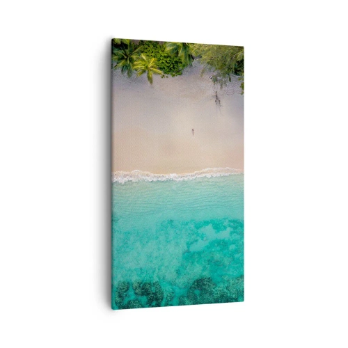 Impression sur toile - Image sur toile - Plage paradisiaque - 55x100 cm