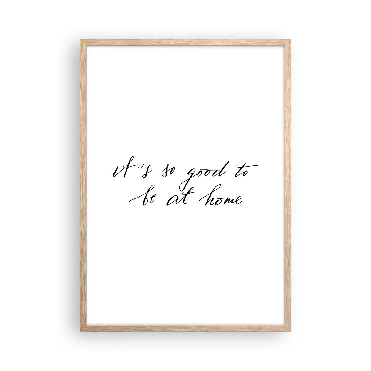 Affiche dans un chêne clair - Poster - Toute la vérite - 50x70 cm