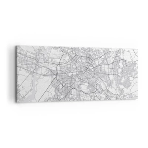 Impression sur toile - Image sur toile - Fleur de Berlin - 100x40 cm