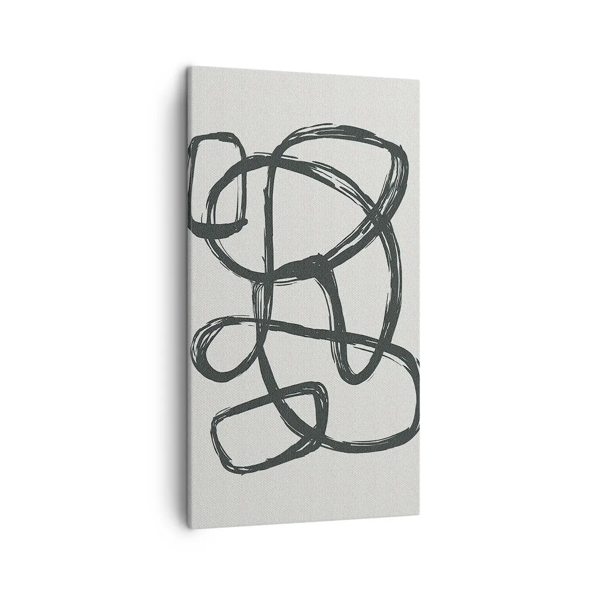 Impression sur toile - Image sur toile - Abstraction en boucle - 45x80 cm