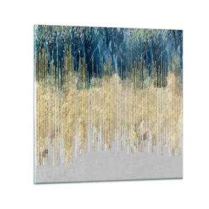 Impression sur verre - Image sur verre - Bordure dorée - 50x50 cm