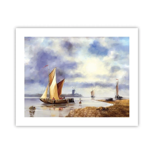 Affiche - Poster - Retour de marin - 50x40 cm