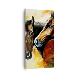 Impression sur toile - Image sur toile - Deux fois plus gracieux - 65x120 cm