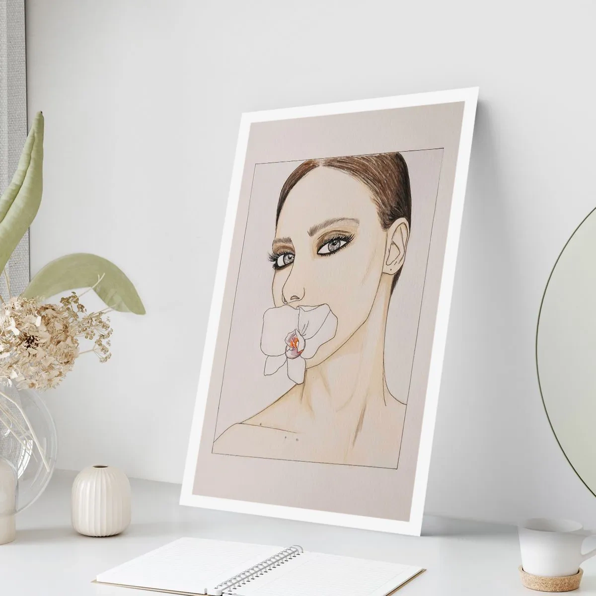Affiche - Poster - Symbole de l'élégance et de la beauté - 30x40 cm