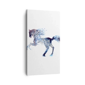 Impression sur toile - Image sur toile - Comme si la forêt avait bougé - 45x80 cm