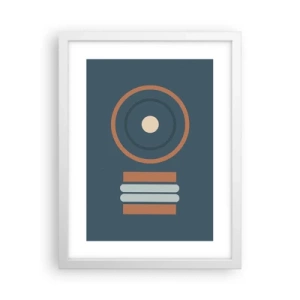 Affiche dans un cadre blanc - Poster - Essence des choses - 30x40 cm