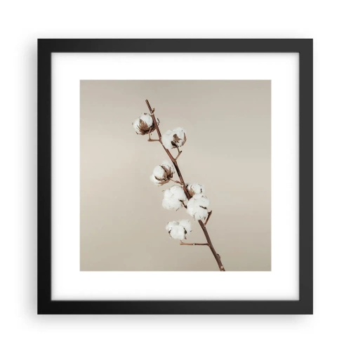 Affiche dans un cadre noir - Poster - A la source de la douceur - 30x30 cm