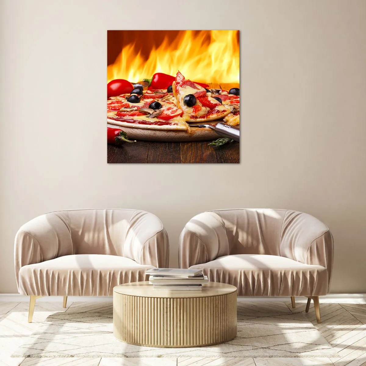 Impression sur verre - Image sur verre - From Italy with love - 60x60 cm