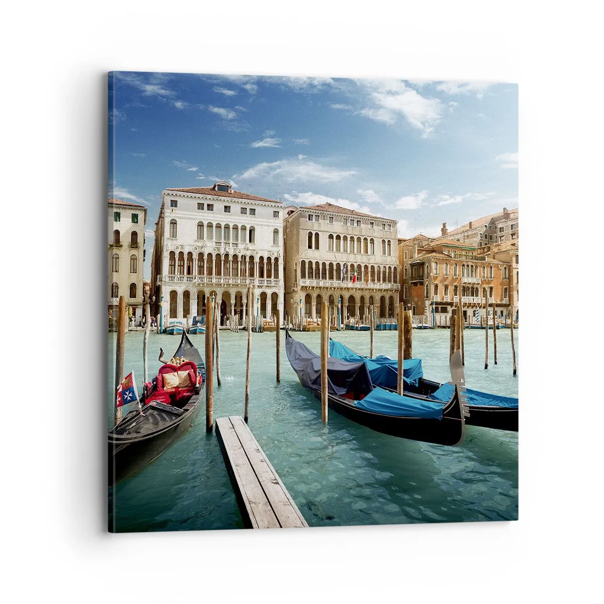 Impression sur toile - Image sur toile - Palace bleu ciel - 70x70 cm