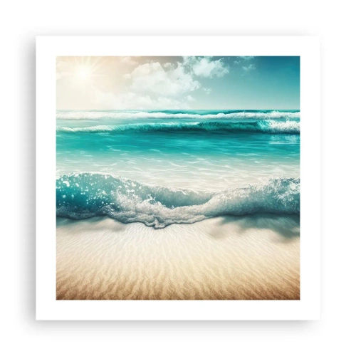 Affiche - Poster - La paix de l'océan - 50x50 cm