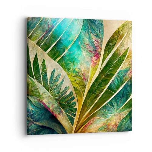 Impression sur toile - Image sur toile - Les couleurs des tropiques - 30x30 cm
