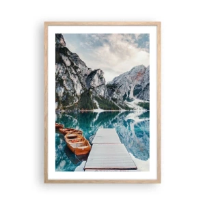 Affiche dans un chêne clair - Poster - On va te montrer la beauté - 50x70 cm