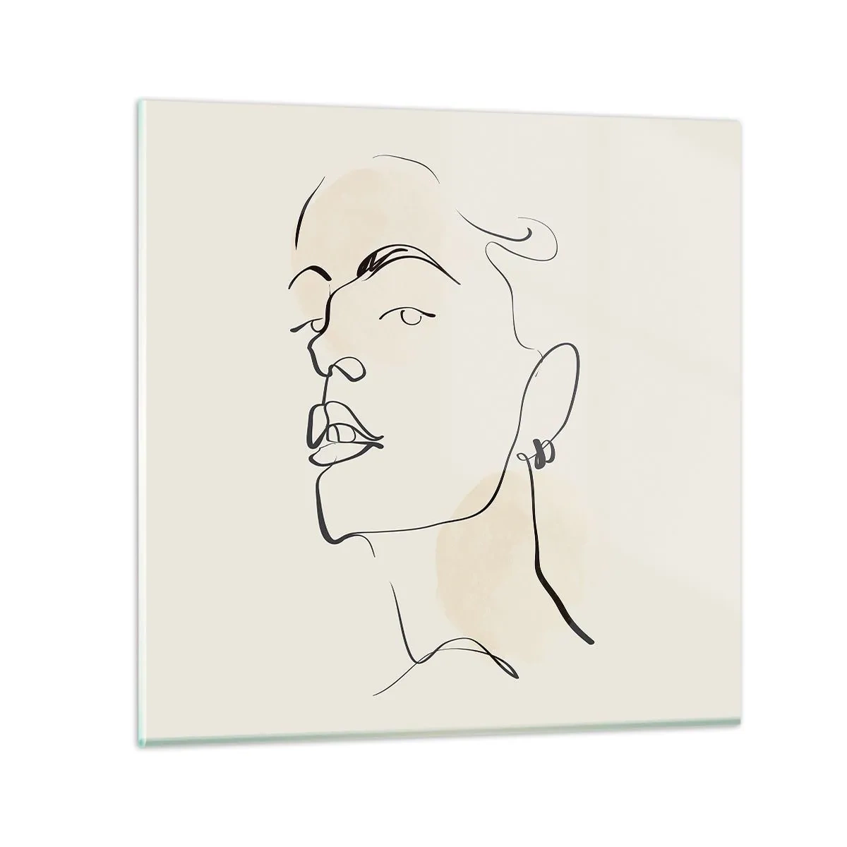 Impression sur verre - Image sur verre - Regard fier - 30x30 cm