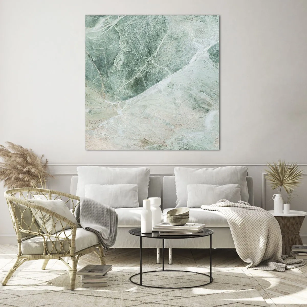 Impression sur verre - Image sur verre - La noble froideur de la pierre - 30x30 cm