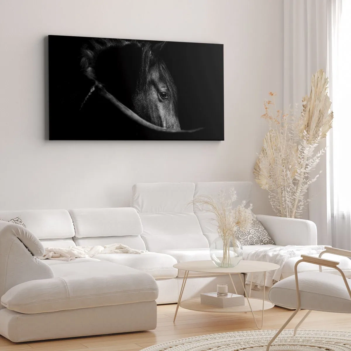 Impression sur toile - Image sur toile - Prince Noir - 100x40 cm