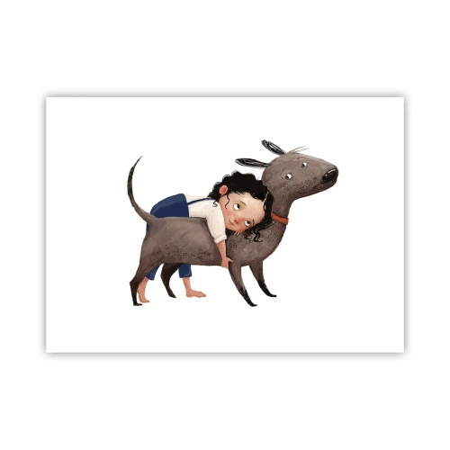 Affiche - Poster - Les meilleurs amis - 70x50 cm