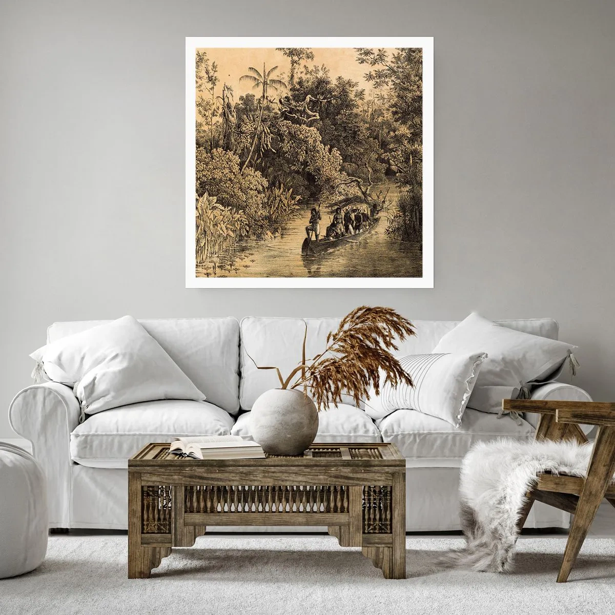 Affiche - Poster - Expédition à la source - 50x50 cm